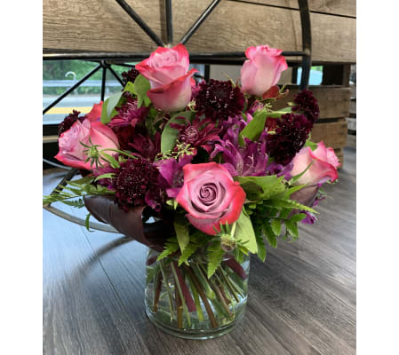 Deep Purple Floral Bouquet