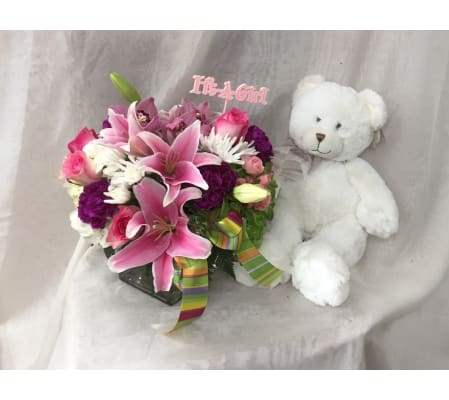 It's- A- Girl bouquet