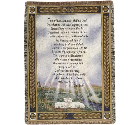 Tapestry Throw - 23rd Psalm