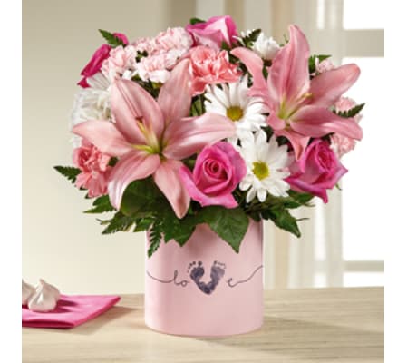 Tiny Miracle Baby Girl Bouquet FTD