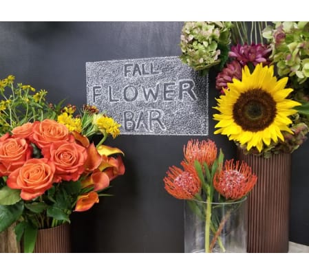 Fall Flower Bar Design Class September 25th.