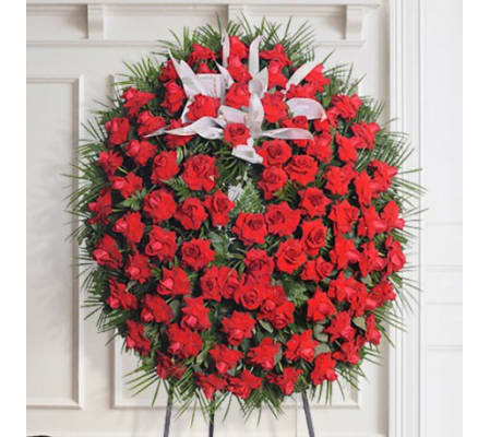 Funeral Spray of Roses