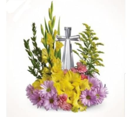 Crystal Cross Sincere Sympathy