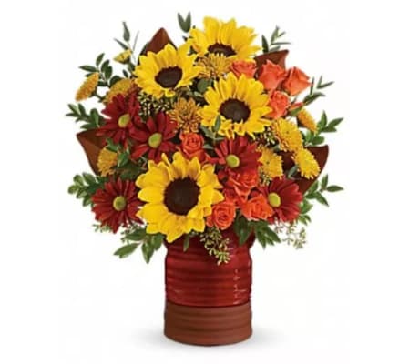 Rustic Heirloom Sunflower