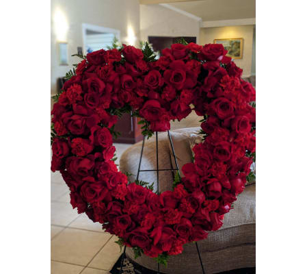 Open Heart Of Roses