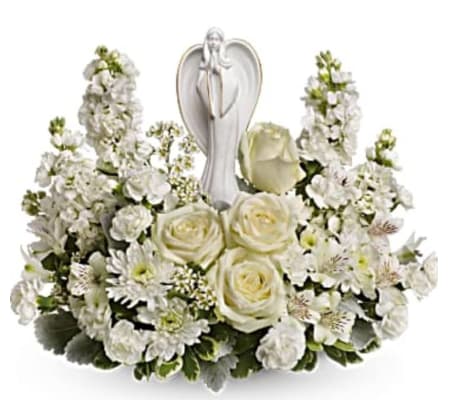 Angel in White Garden