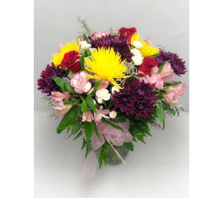Make her smile-roundy moundy with roses