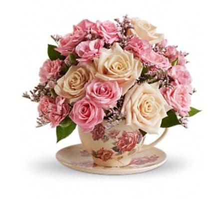 Victorian Teacup Bouquet
