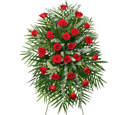 RED ROSES STANDING SPRAY - FSN