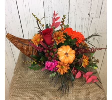 a vibrant autumn