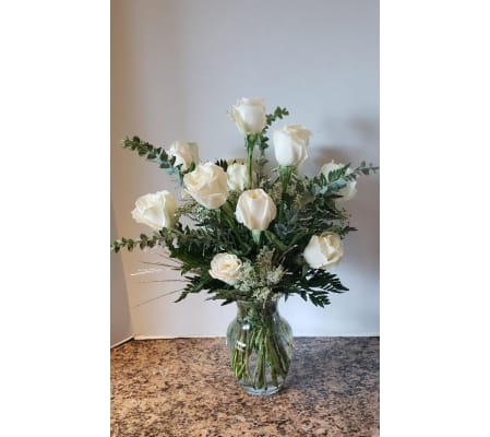 A Dozen White Roses
