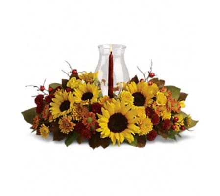 Sunflower Centerpiece Arrangement by Teleflora