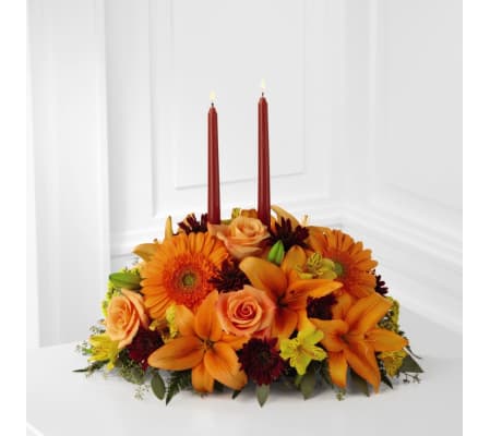 Bright Autumn Table Centerpiece