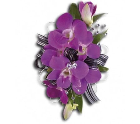 Purple Promise Wrist Corsage *PLEASE CALL TO ORDER*