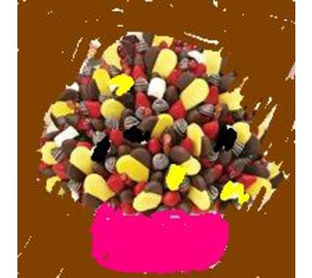 editable flowers party piece