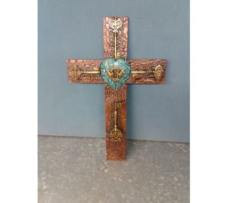 Heart Shaped Locket Cross