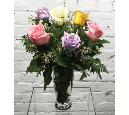 Mixed Roses-1/2 Dozen