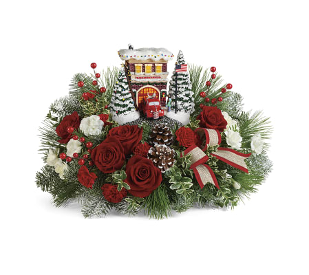 Kinkade's Festive Fire Station