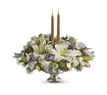 Silver And Gold Centerpiece