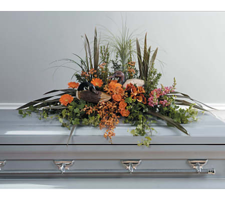Duck Decoy Casket Spray1