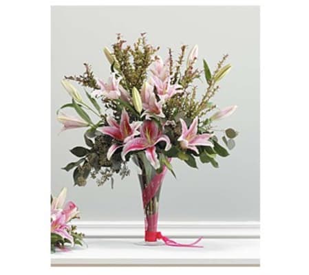 Lily Vase Arrangement