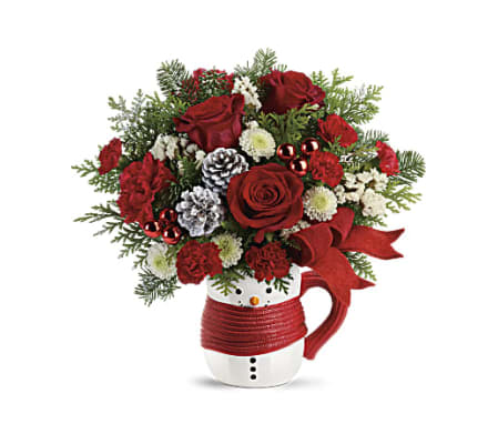 Here's a Hug Snowman Mug