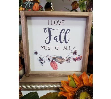 Fall Plaque