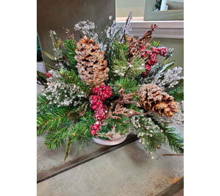 Winter Ice Centerpiece