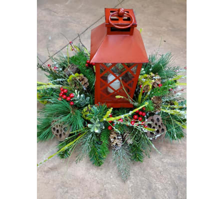 Red Lantern Artificial Centerpiece