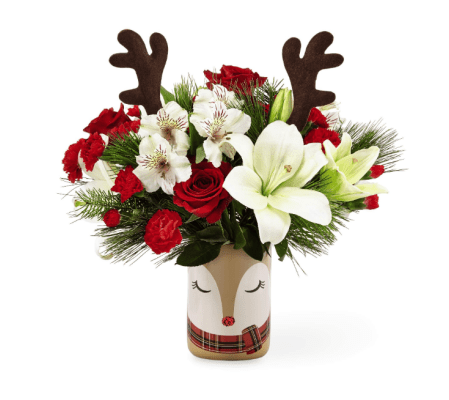BRIGHT REINDEER BOUQUET