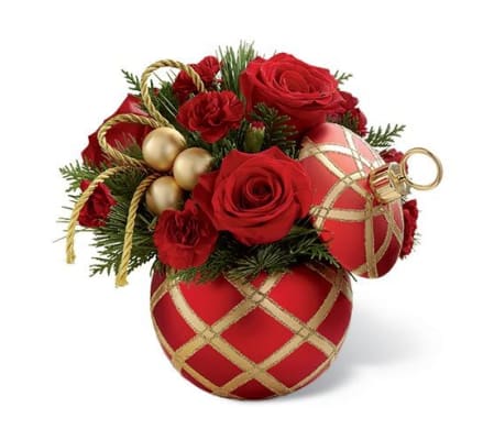 Holiday Cheer Ornament Bouquet