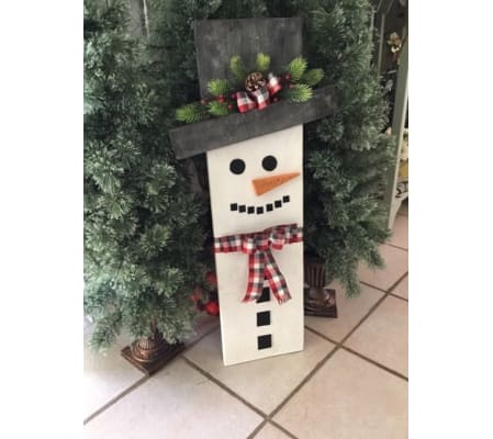 Wooden Snowman