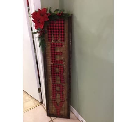 Wooden 4ft Merry Sign