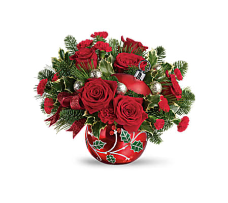 Teleflora's Deck the Holly Ornament