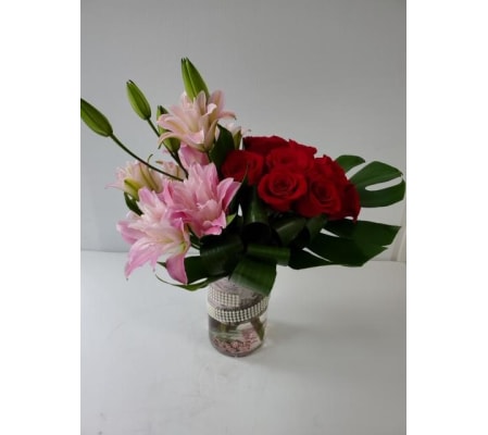 Splendor of Roses And Lilies