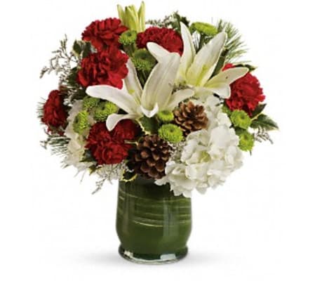 Teleflora's Christmas Collage Bouquet