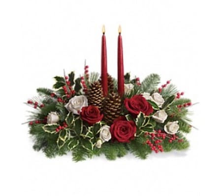 Teleflora's Christmas Wishes Centerpiece