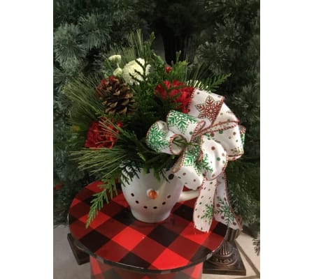 Snowman Mug Arrangement