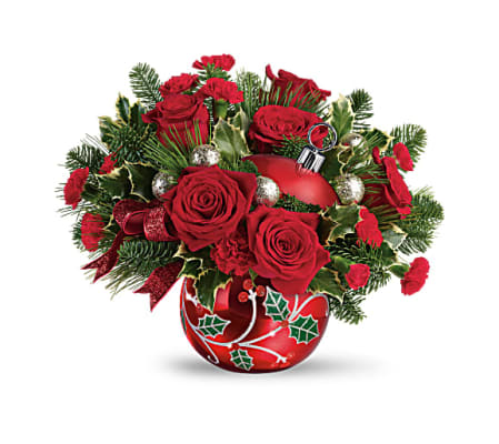 Holly Ornament Ball