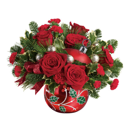 Holly Ball Arrangement