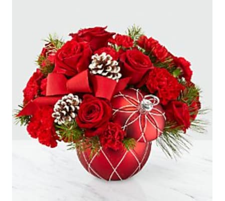 Making Spirits Bright Bulb Bouquet