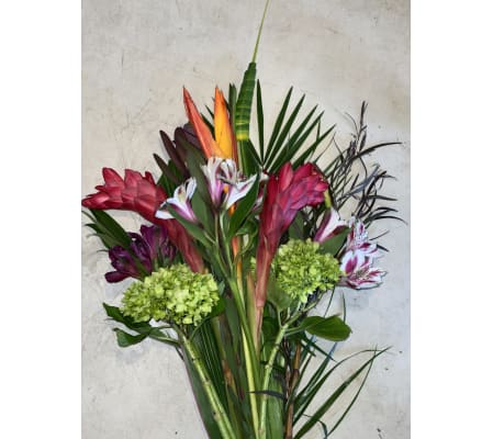 Pacifica Paradise Tropical Wrapped Bouquet