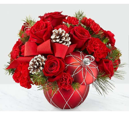 Beautiful Red Christmas Ornament