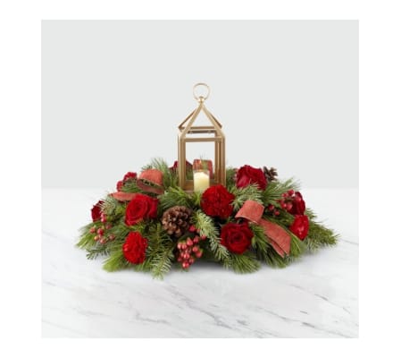 I'll Be Home for Christmas Lantern Centerpiece –