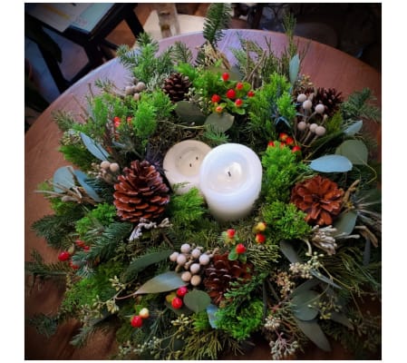 Holiday Table Wreath