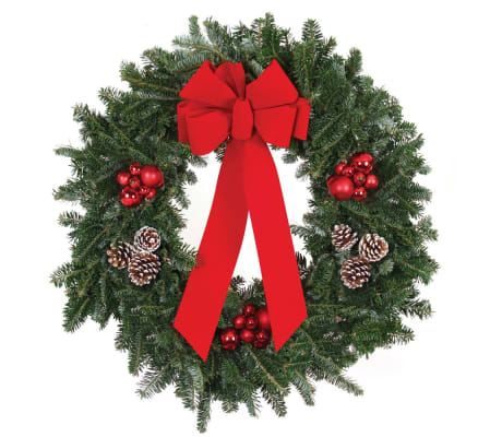 Classic Traditional Holiday Wreath
