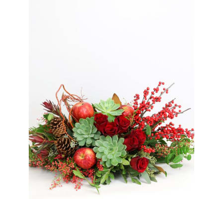 WINTER SUCCULENT CENTERPIECE