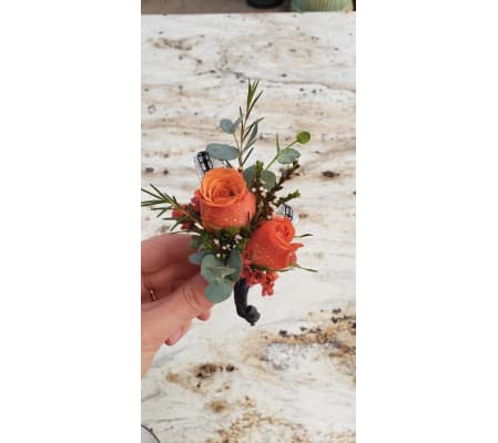 Midnight Blaze Boutonniere