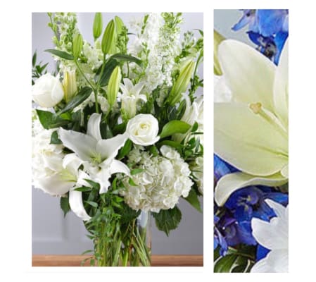 Blue Mix-Large Vase Arrangement