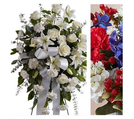 Patriotic Mix-Standing Spray